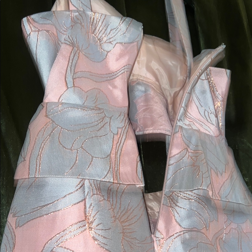 Chic Pink Floral Pant fit - Picture 5 of 8